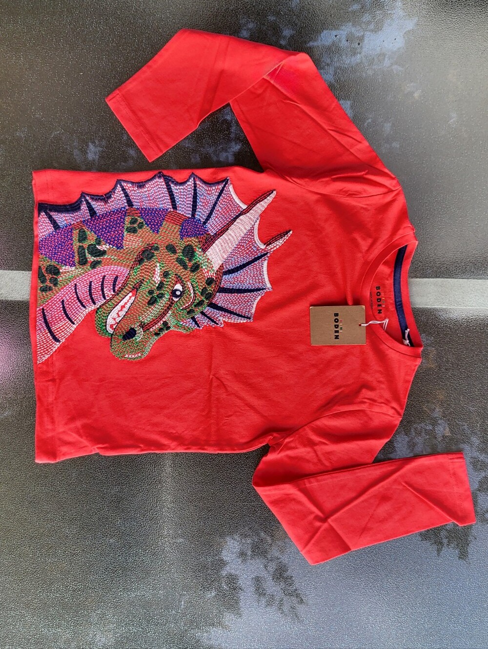 NWT Mini Boden Dragon Tee - Picture 4 of 5